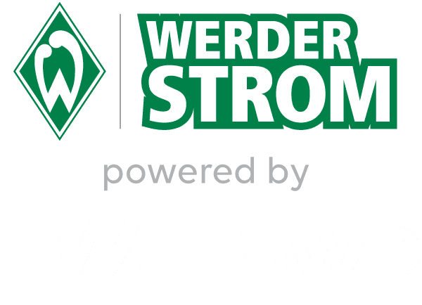 Logo WERDER Strom powered by EWE und swb
