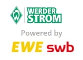 Logos von WERDER STROM, EWE und swb